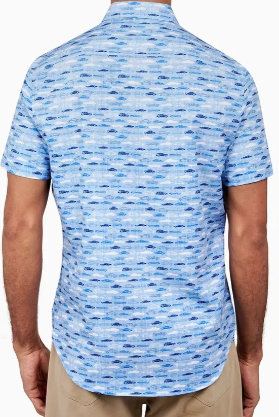 Revs Institute Car Print Short Sleeve Shirt