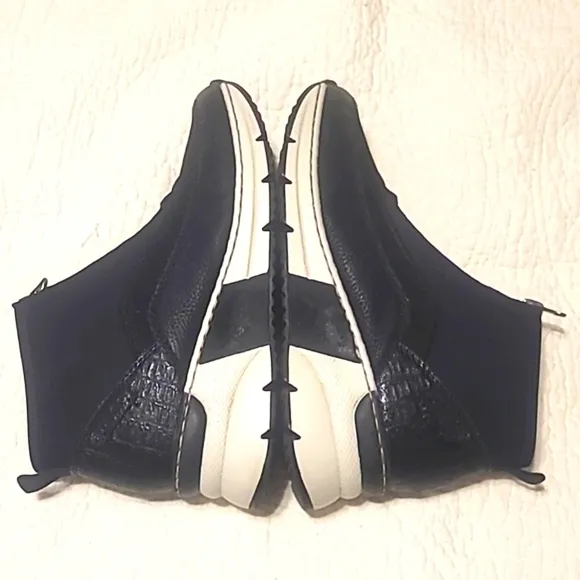 Rieker Kitty Womens s40 Black Athletic Shoes Zip Up Front b9