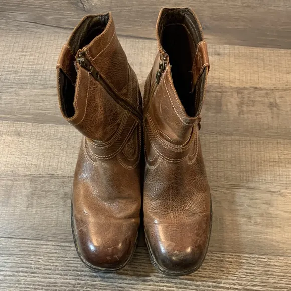 Roan by Bed Stu brown leather boots size 9