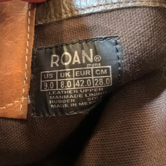 Roan by Bed Stu brown leather boots size 9