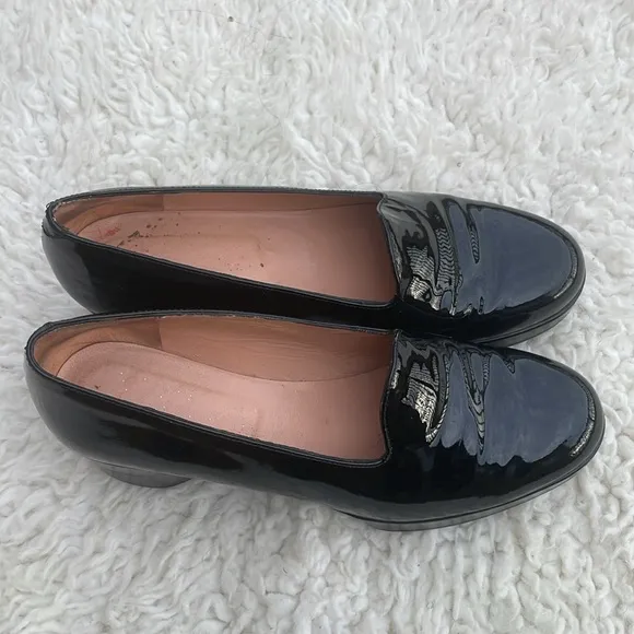 Robert Clergerie Black Patent Platform Shoes- Sz 7..5Used in very good condition
