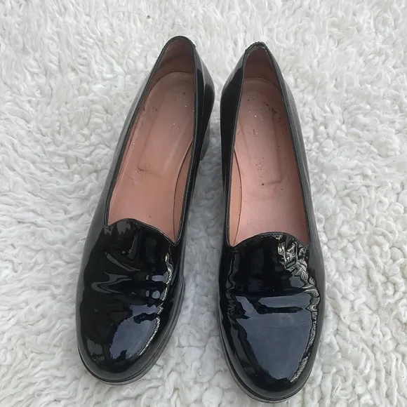 Robert Clergerie Black Patent Platform Shoes- Sz 7..5Used in very good condition