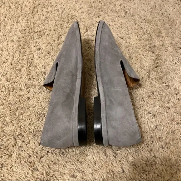 ROBERT CLERGERIE Flats / Loafers OLYMPIA 8 Grey - Sz 9.5 M (EU 39.5) France NEW!
