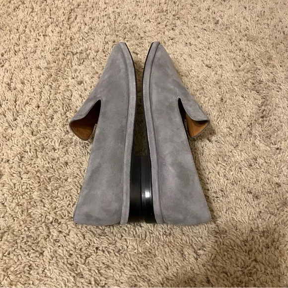 ROBERT CLERGERIE Flats / Loafers OLYMPIA 8 Grey - Sz 9.5 M (EU 39.5) France NEW!