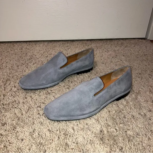 ROBERT CLERGERIE Flats / Loafers OLYMPIA 8 Grey - Sz 9.5 M (EU 39.5) France NEW!