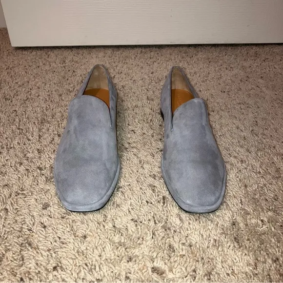 ROBERT CLERGERIE Flats / Loafers OLYMPIA 8 Grey - Sz 9.5 M (EU 39.5) France NEW!