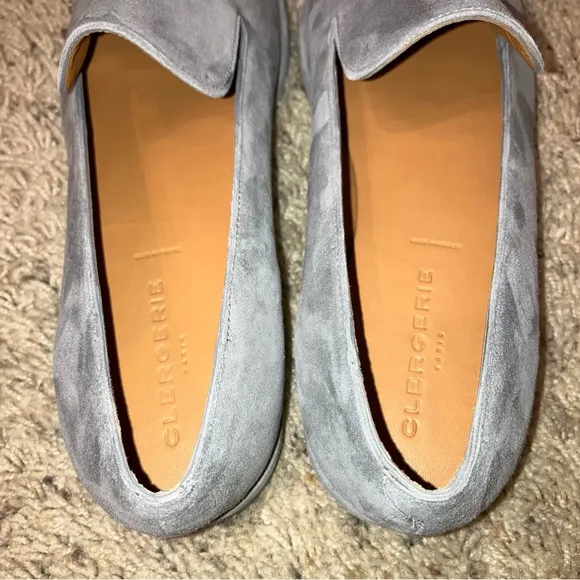 ROBERT CLERGERIE Flats / Loafers OLYMPIA 8 Grey - Sz 9.5 M (EU 39.5) France NEW!