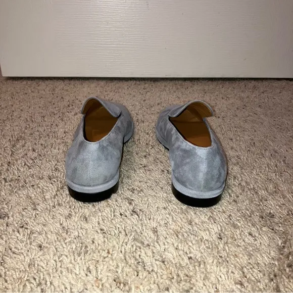 ROBERT CLERGERIE Flats / Loafers OLYMPIA 8 Grey - Sz 9.5 M (EU 39.5) France NEW!