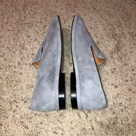 ROBERT CLERGERIE Flats / Loafers OLYMPIA 8 Grey - Sz 9.5 M (EU 39.5) France NEW!