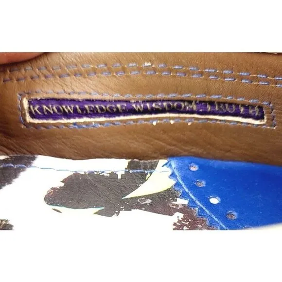 ROBERT GRAHAM Gerard‎ Splatter Print Leather Drivers Loafers - Size 10