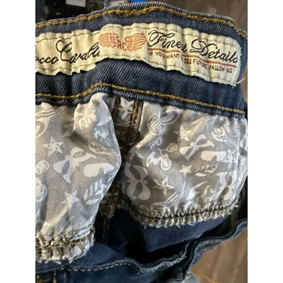 Roberto Cavalli Mens Jeans Size 38 Blue Rocco‎ Denim Bootcut Dark Wash Vintage