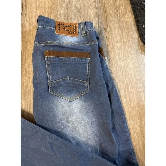 Roberto Cavalli Mens Jeans Size 38 Blue Rocco‎ Denim Bootcut Dark Wash Vintage