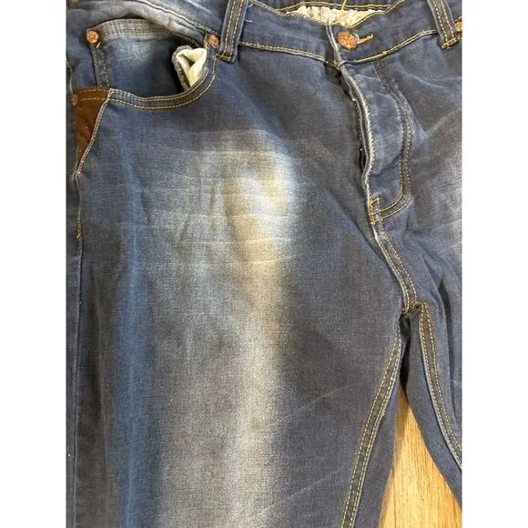Roberto Cavalli Mens Jeans Size 38 Blue Rocco‎ Denim Bootcut Dark Wash Vintage