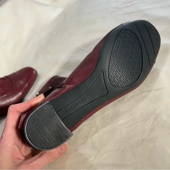 Rockport Ankle Boots - Brick Red, size 8.5