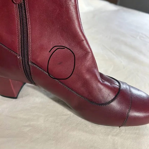 Rockport Ankle Boots - Brick Red, size 8.5