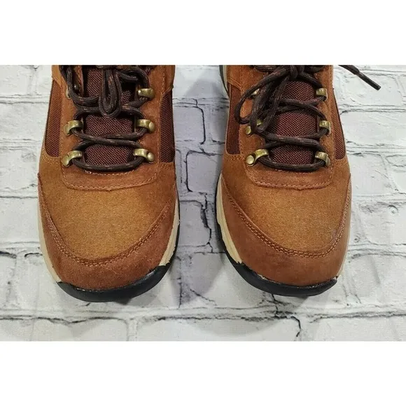 ROCKPORT Dickinson Suede Leather Hiker Hiking Boots Brown CI8555 MENS SIZE 10.5