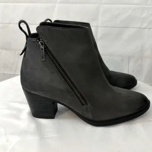 Rockport Size 9.5 Maddie Blue-Gray Ankle Zip Boots