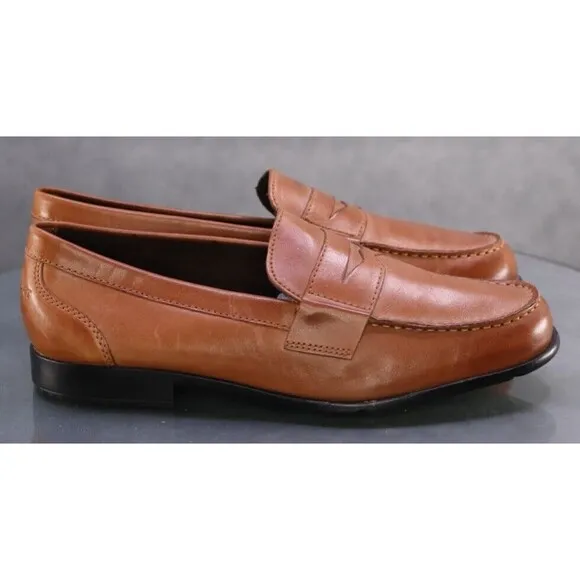 Rockport Walkability Men's Penny Loafers Dress Shoes Size 10 (W) Wide Leather
