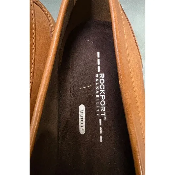 Rockport Walkability Men's Penny Loafers Dress Shoes Size 10 (W) Wide Leather