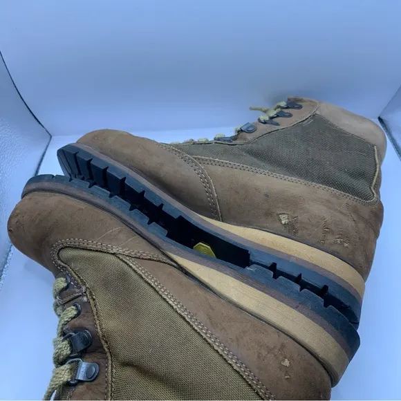 Rocky Gore-Tex Vibram Suede Canvas Leather Trail Work Boots Sz 8M