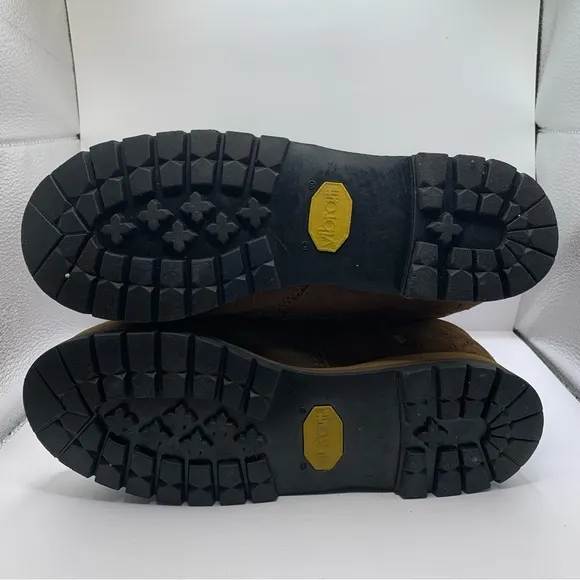 Rocky Gore-Tex Vibram Suede Canvas Leather Trail Work Boots Sz 8M