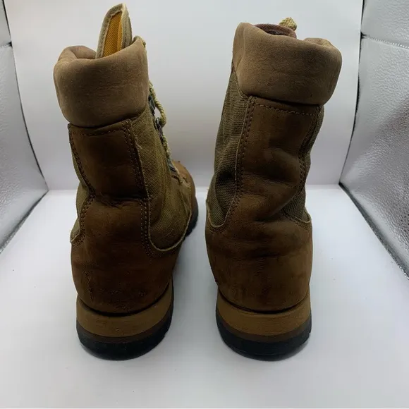 Rocky Gore-Tex Vibram Suede Canvas Leather Trail Work Boots Sz 8M