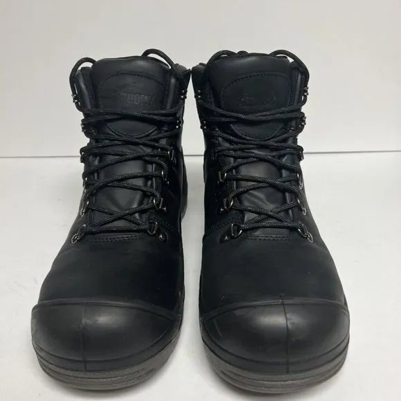 Rocky Mens Worksmart Comp Toe Work Boots Black Size 10.5Wide