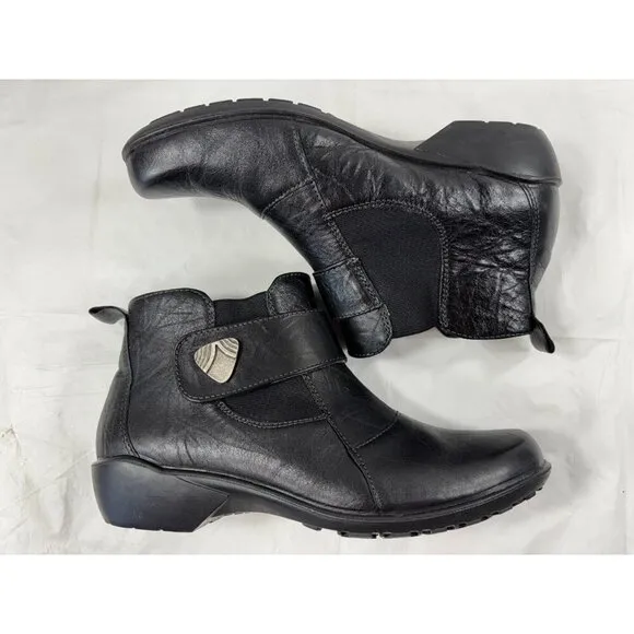 Romika Usa ankle boot Black Leather  Size 7.5