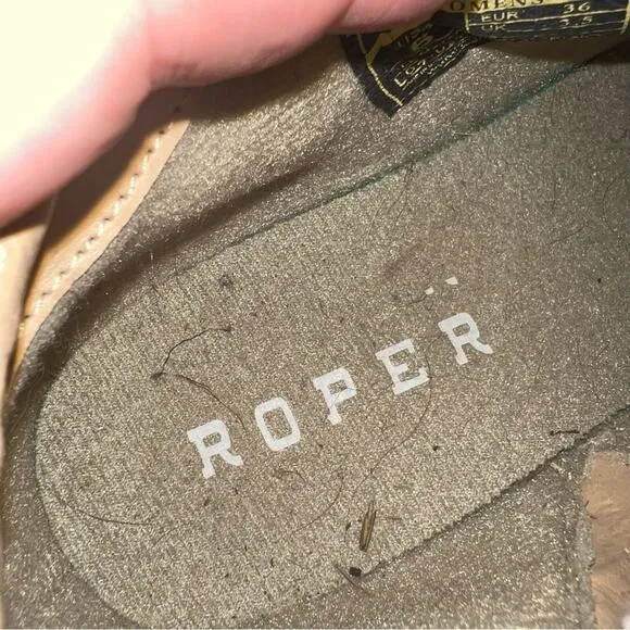Roper Western Cowboy Ankle Boots Women’s 6 NEW