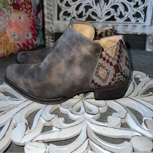 Roper Western Cowboy Ankle Boots Women’s 6 NEW