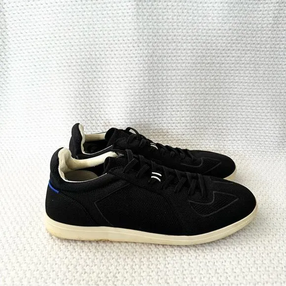 Rothy’s Rothys Men Black RS01 Lace Up Low Top Casual Sneaker Shoes Size 11