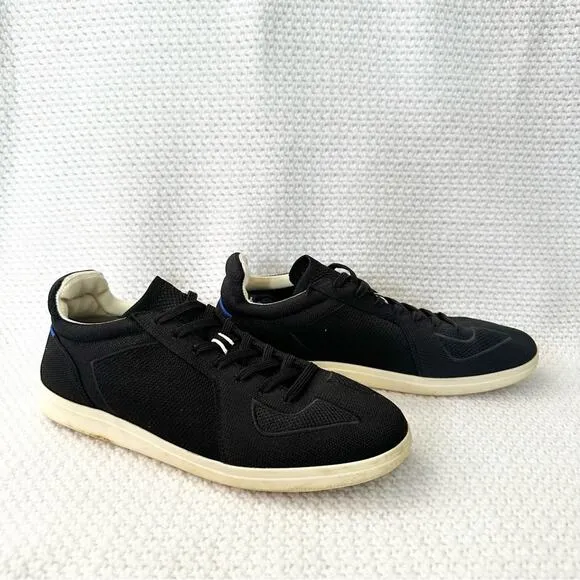 Rothy’s Rothys Men Black RS01 Lace Up Low Top Casual Sneaker Shoes Size 11