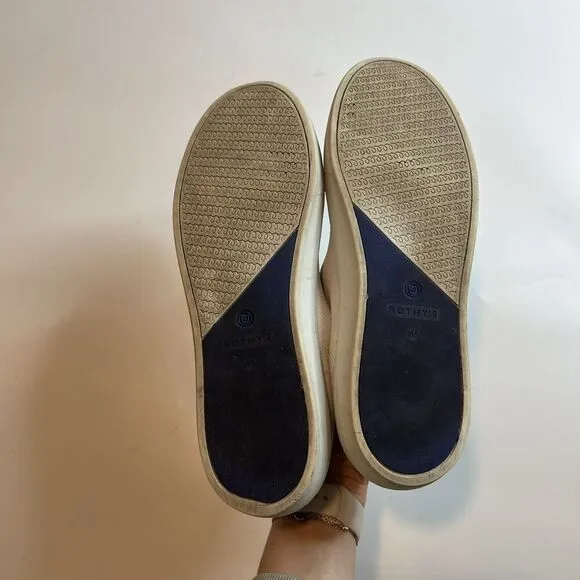 Rothy's Shoes Womens 10.5 The Original Slip-On Washable Sneakers White