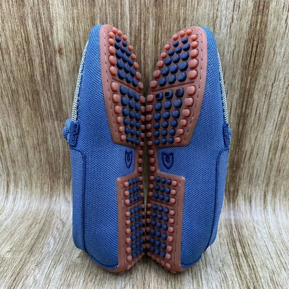Rothy's The Braid Driver Women's Size 7.5 Blue Slip On Shoes Loafers Low Top