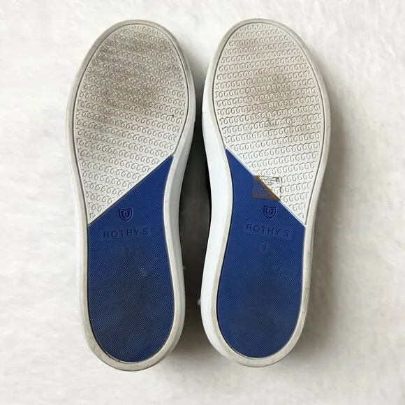 Rothy’s The Original Slip On Sneaker Black Size 7