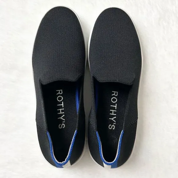 Rothy’s The Original Slip On Sneaker Black Size 7