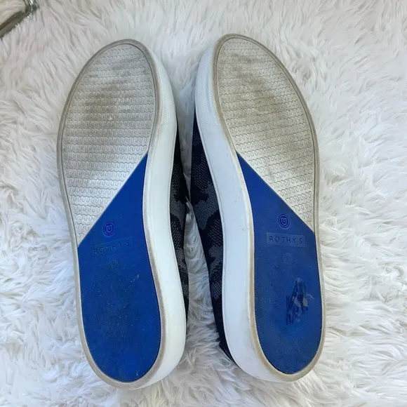 Rothy’s The Original Slip on Sneaker in Camo grey black