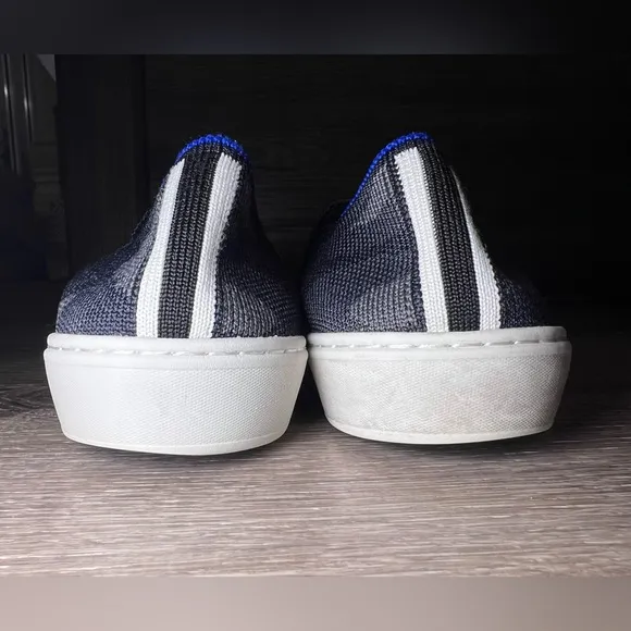 Rothy's The Sneaker Gray Camo Women Slip On Low Top Shoes Size 8