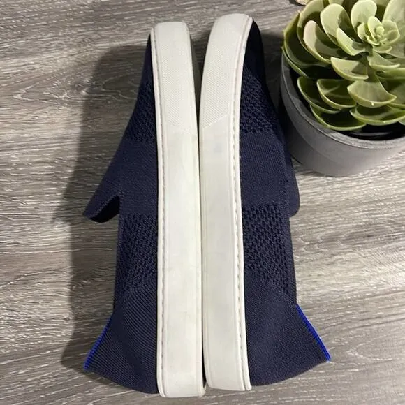 Rothy’s the snickers maritime stitch size 6 woman’s slides on shoes