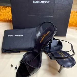 Saint Laurent 95mm Anouk Sandal w Gloves