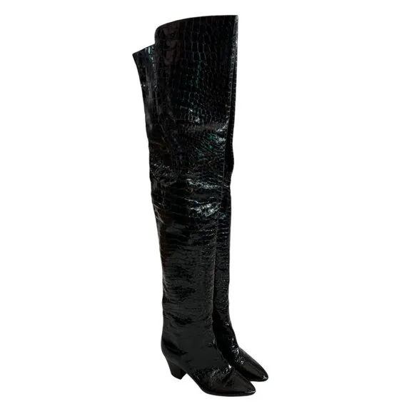 Saint Laurent over the knee boots