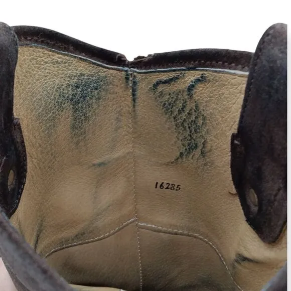 ☀️SALE☀️ Frye Melissa Button Tall Chocolate Brown Suede Riding Boots Size: 6.5
