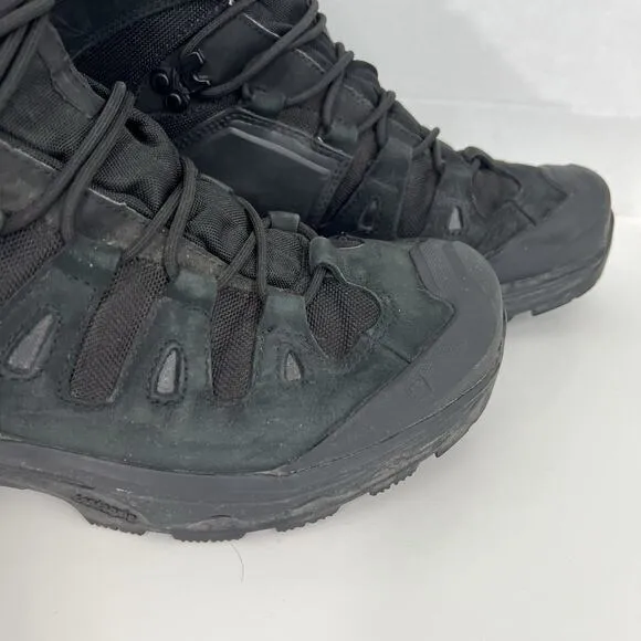 Salomon Quest 4D 2 GTX GoreTex Men’s Sz 11.5 Triple Black Hiking Tactical Boots