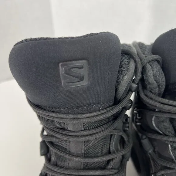 Salomon Quest 4D 2 GTX GoreTex Men’s Sz 11.5 Triple Black Hiking Tactical Boots