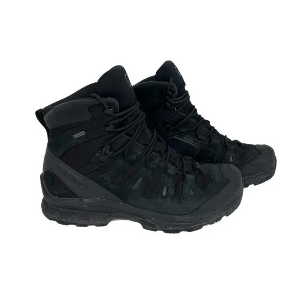 Salomon Quest 4D 2 GTX GoreTex Men’s Sz 11.5 Triple Black Hiking Tactical Boots