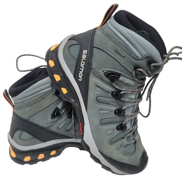 Salomon Quest 4D Gore Tex Hiking Boots Size 9.5 Men's Date 03/2019 Excellent
