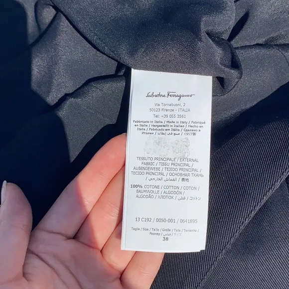 Salvatore Ferragamo Cotton Pencil Skirt