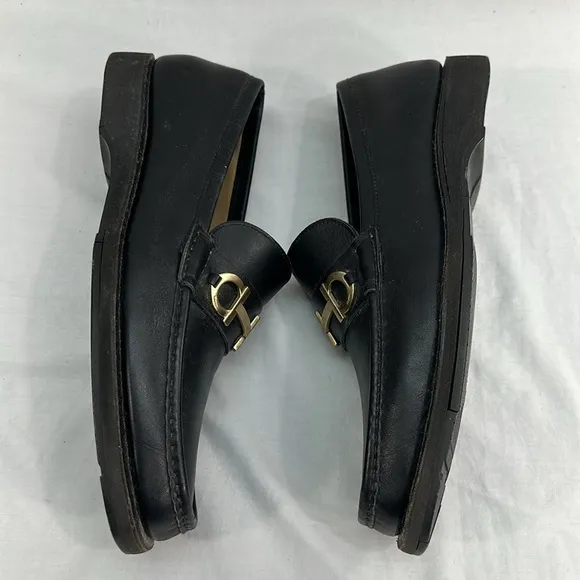 Salvatore Ferragamo Grandioso ?? Men's Slip-On Loafer Leather Shoes 10D