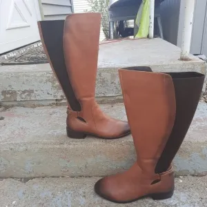 Salvia tall leather riding boots size 40 10