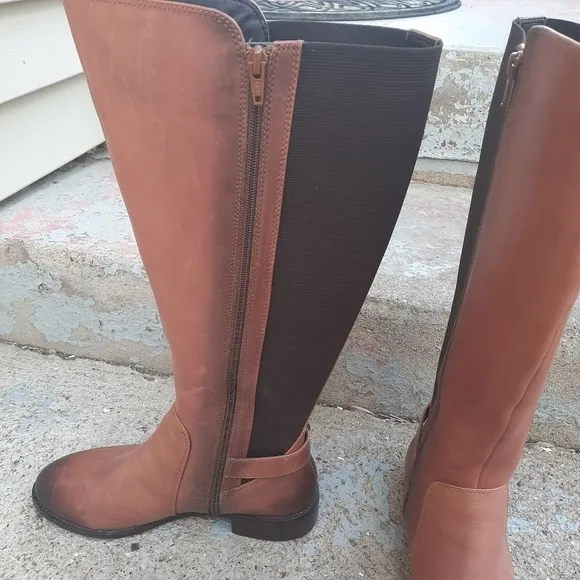 Salvia tall leather riding boots size 40 10